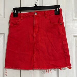 GB Girls Coral Color Skirt Size 10